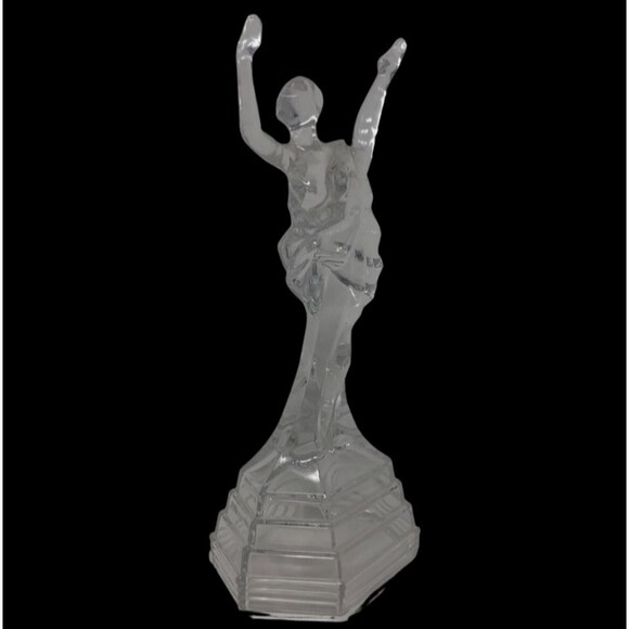 RCR Crystal Ballerina Figurine VTG Glass Ballet Dancer Made in Italy Balletcore - Picture 3 of 10